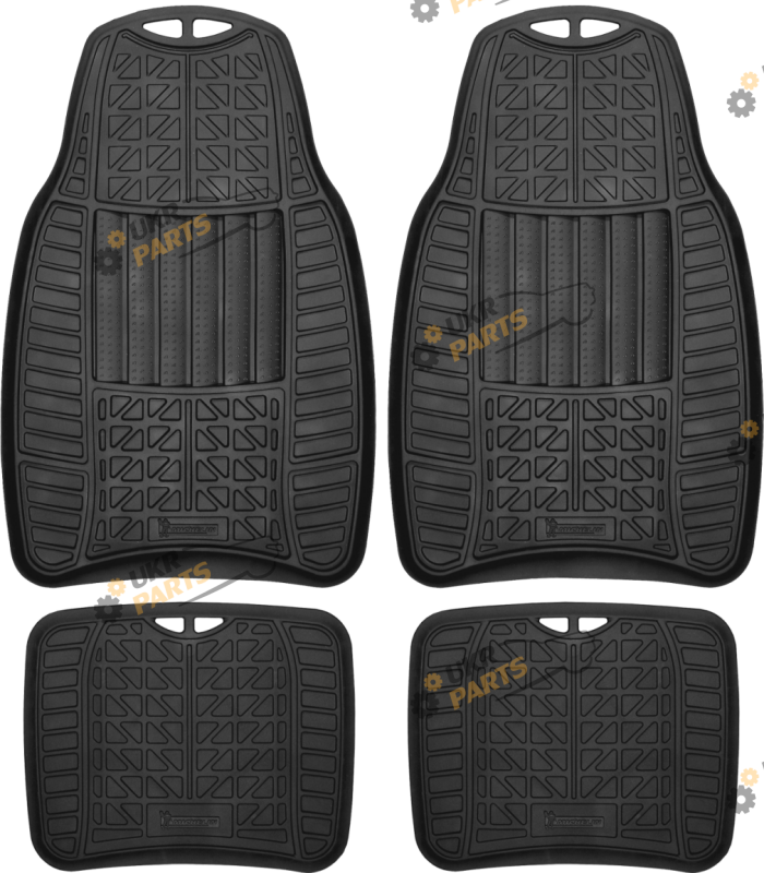 Коврики в салон Michelin з гнучкими лініями 4шт (W965-BLK)