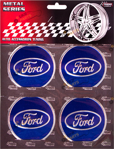 Эмблема на колпак SJS Ø 60мм (4 шт.) Ford (42261)