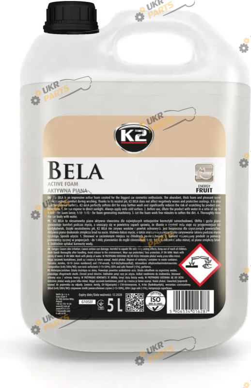 Пена для мойки K2 Bela Energy Fruit 5 л (G105EF)