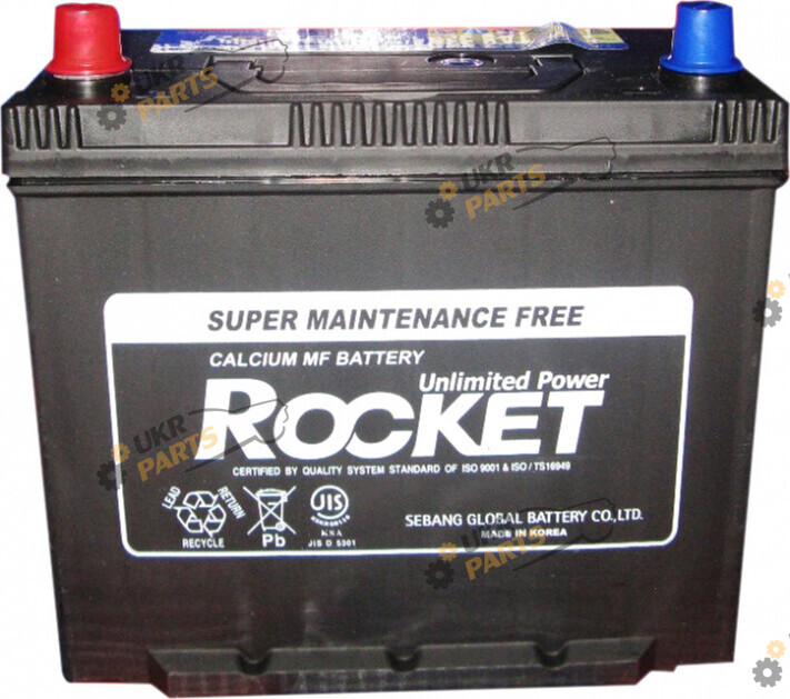 Автомобильный аккумулятор Rocket 6СТ-45 Asia 430 А 45 Ач (SMF NX100-S6LS)
