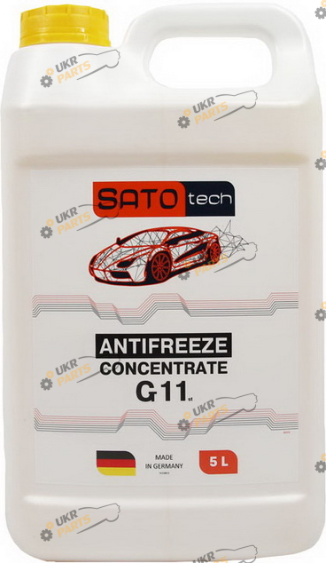 Концентрат антифриза Sato Tech G11 жёлтый 5 л (G1105Y)