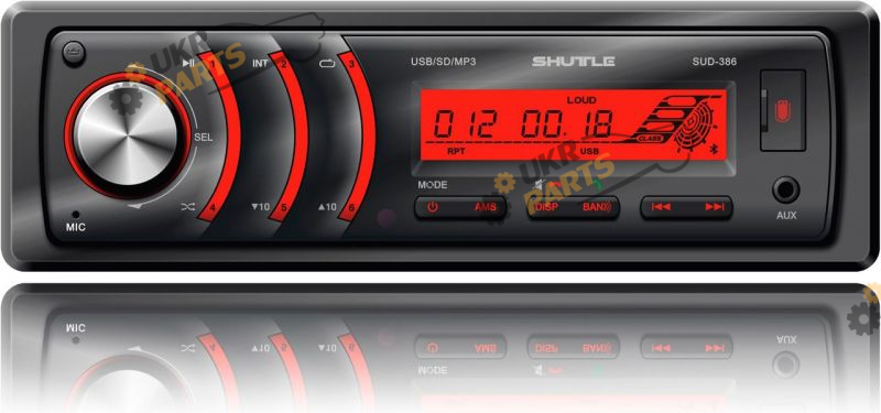 Бездисковая автомагнитола Shuttle SUD-386 Black/Red (SUD-386 Black/Red)