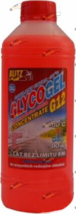 Антифриз Blitz Line Glycogel G12 красный 1 л (26152)