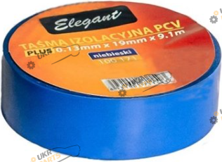 Изолента Elegant синяя 9 м / 19 мм (EL 100 171)