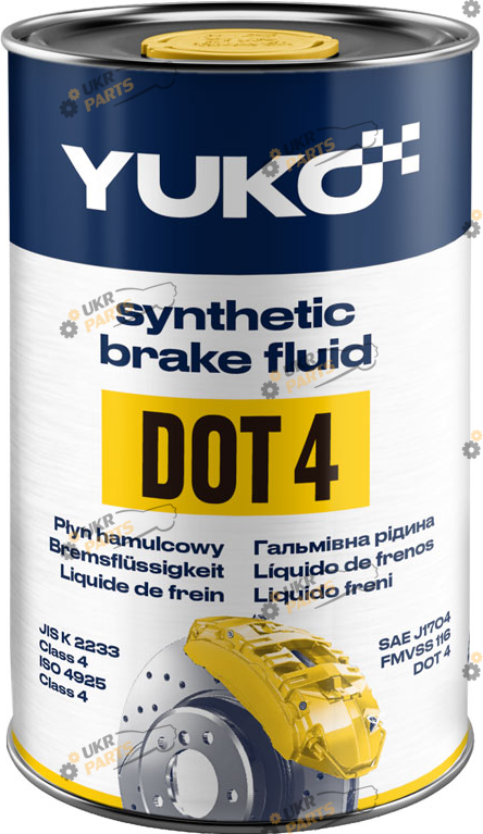 Тормозная жидкость Yuko DOT 4 0.6 л (023246)