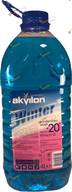 Жидкость омывателя готовая зимняя Akvilon -20 °C 4 л (AKVILONAQUILON20C4L)