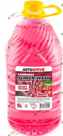 Жидкость омывателя готовая летняя Auto Drive Summer Screen Wash Cherry PET 5 л (AD0137)