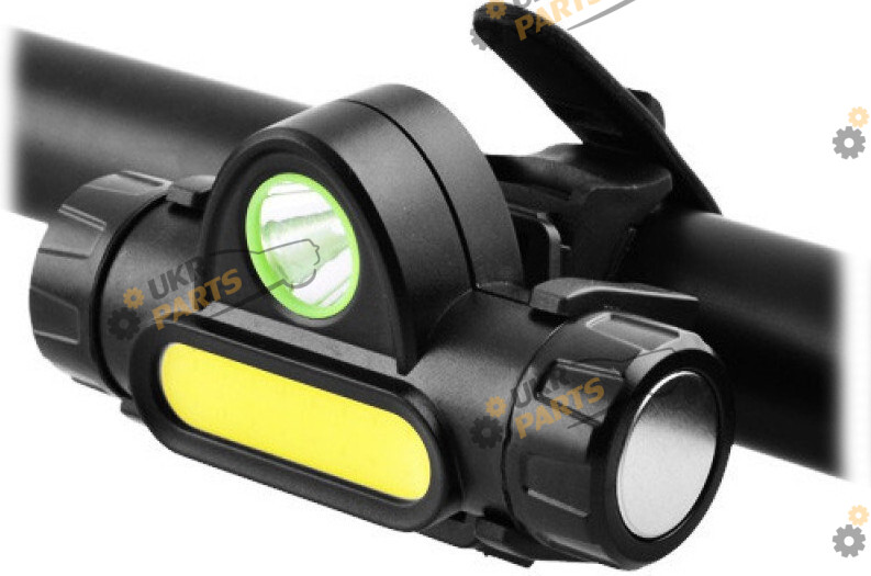Велосипедный фонарь Vitol YT-872-1-XPE+COB крепление - зажим (50509)