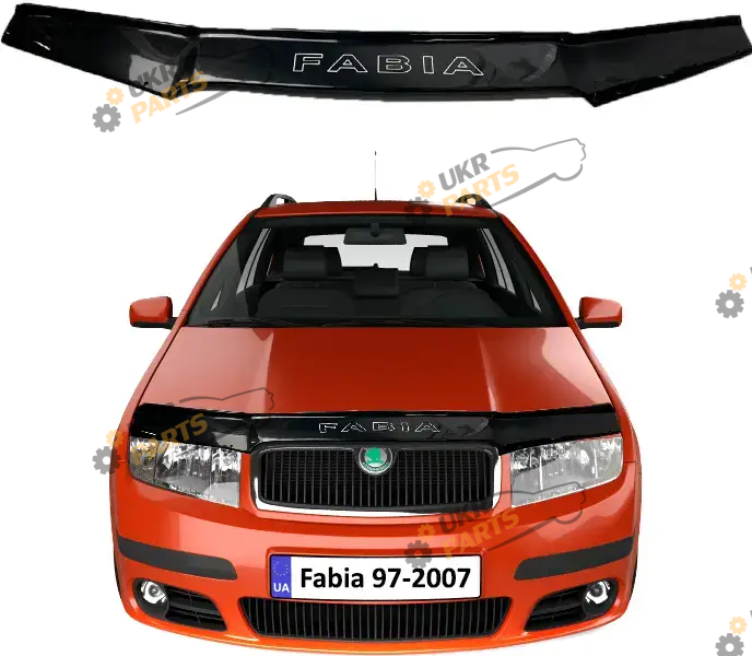 Дефлектор капота Restar Vip Skoda Fabia I 1999-2007 г.в (SK01)