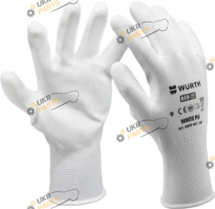Перчатки белые с полиуретановым покрытием WHITE PU (0899401107012)