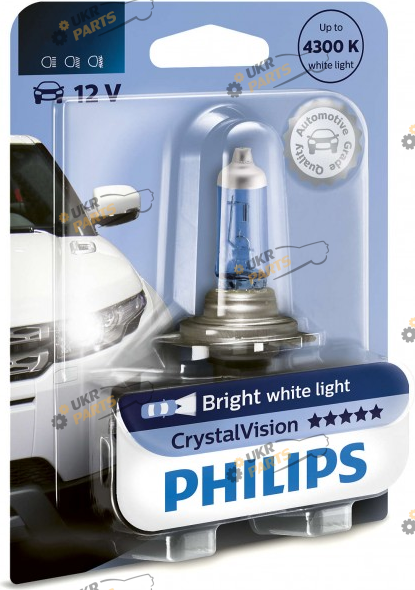 Галогеновая лампа Philips H11 55W 12V PGJ19-2 CristalVision+W5Wx2 H11 2 шт (12362CV)