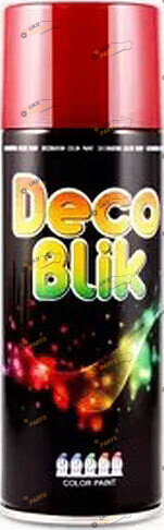 Аэрозольная краска Deko Blik глянец красный 400 мл (RAL 9005)