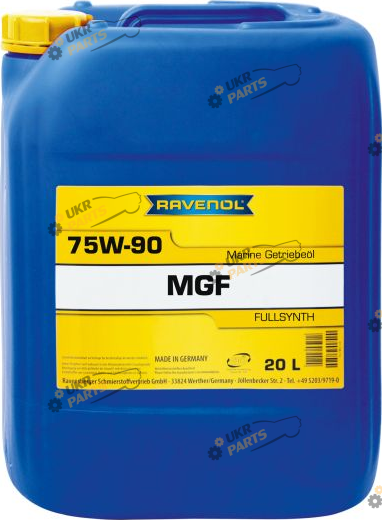 Масло трансмиссионное Ravenol MGF Marine Gear Fullsynth 75W-90 20 л (RAVMGFSYNTETYK20L)