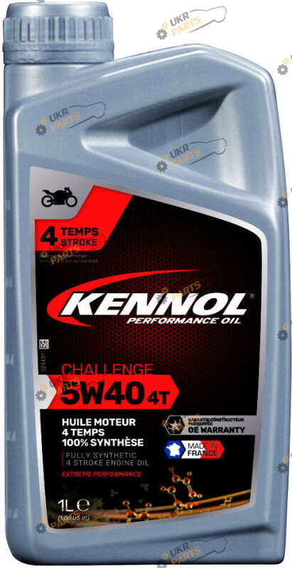 Моторное масло Kennol CHALLENGE 4T 5W-40 1 л (193201)