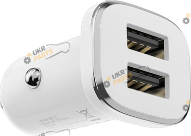 Зарядное устройство Borofone BZ12 double port in-car USB 2.4 А (BZ12)