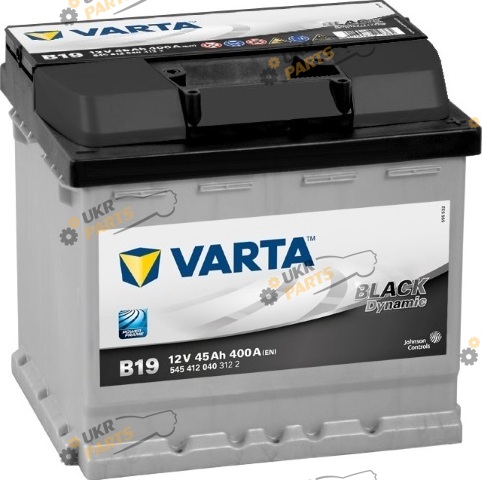 Автомобильный аккумулятор Varta BLACK DYNAMIC (B19): 400 А 45 Ач (545412040)