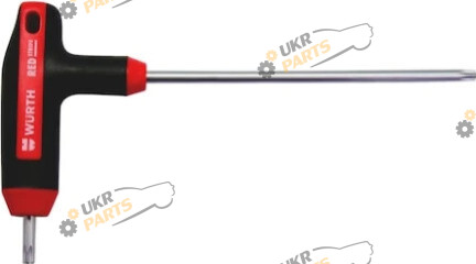 Wurth Викрутка з Т-подібною рукояткою, TORX, TX40-L201, RED STRIPE (5751140006)