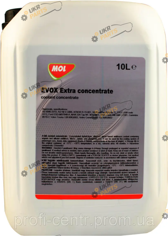 Концентрат антифриза MOL Evox Extra G11 синий 10 л (19010732)