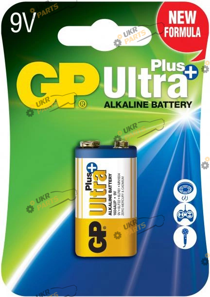 Крона GP Ultra Plus Alkaline 6LF22 1 шт. (1604AUP-U1)