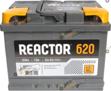 Автомобильный аккумулятор Reactor 6СТ-62 Euro 620 А 62 Ач (562 52 04)