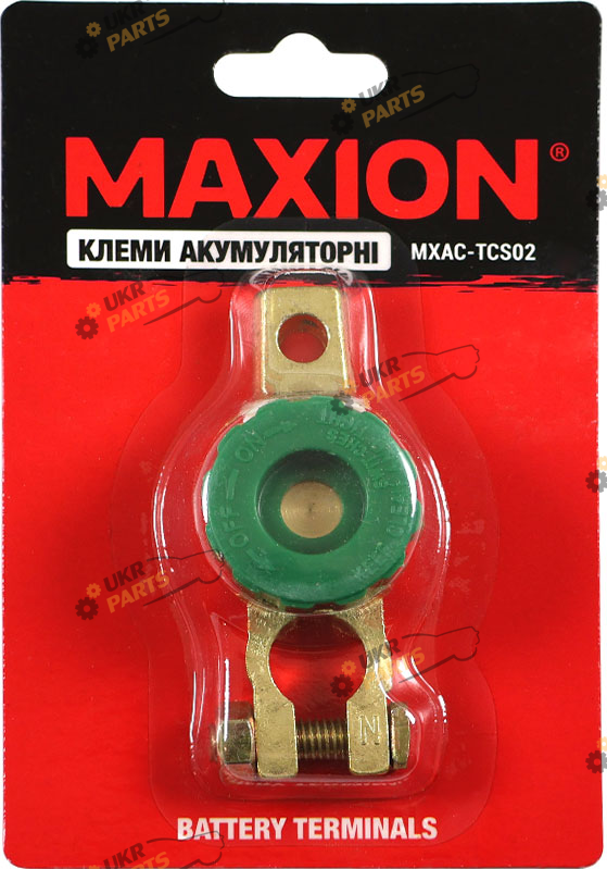 Клеммы аккумуляторные Maxion (TCS02)