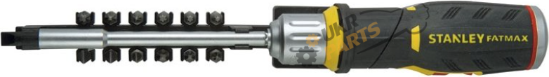 Отвертка реверсионная Stanley FatMax, с насадками 12 шт (FMHT0-62691)