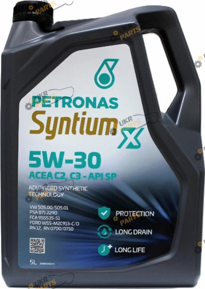 Моторное масло Petronas SYNTIUM X 5W-30 5 л (70982M12EU)