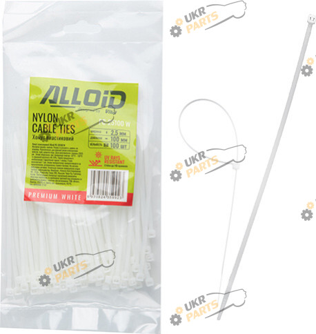 Набор стяжек Alloid 100 штук Alloid (PC-25100 W)