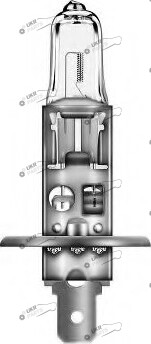 Галогеновая лампа Osram SILVERSTAR +60 % H1 1 шт (4008321785824)