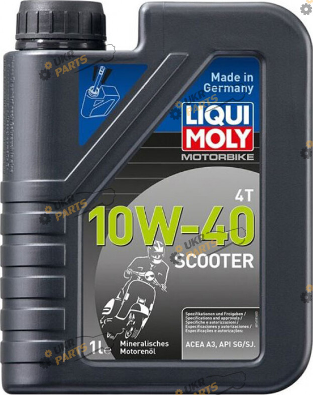 Моторное масло Liqui Moly Motorbike 4T Scooter 10W-40 1 л (8069)