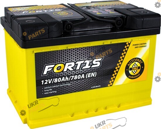 Автомобильный аккумулятор Fortis (0) Euro 80 Ач (FRT80-00)
