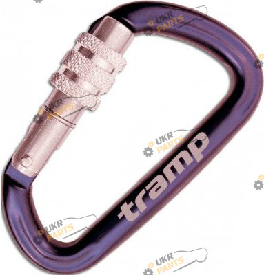 Карабин Tramp алюминиевый 6 см вспомагательный Tramp (TRA-007-purple)