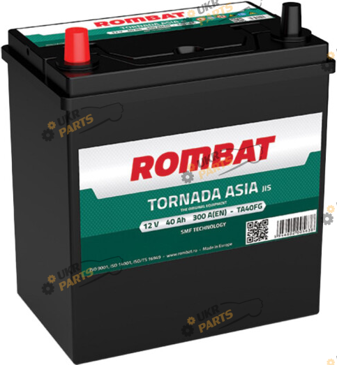 Автомобильный аккумулятор Rombat TORNADA ASIA 40 Ач (TA40FG)