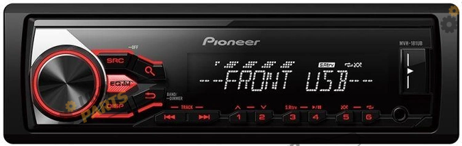 Бездисковая автомагнитола Pioneer MVH-181UB (60998)