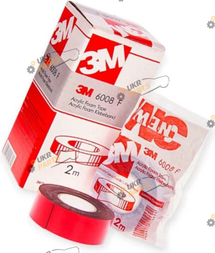 Двухсторонний Скотч 3M 2 м / 30 мм (2м х 30мм  серый)