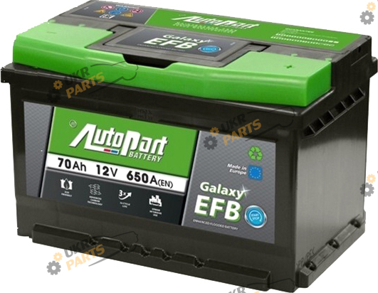 Автомобильный аккумулятор AutoPart Galaxy Srart-Stop 70 Ач (ARL070-EFB)