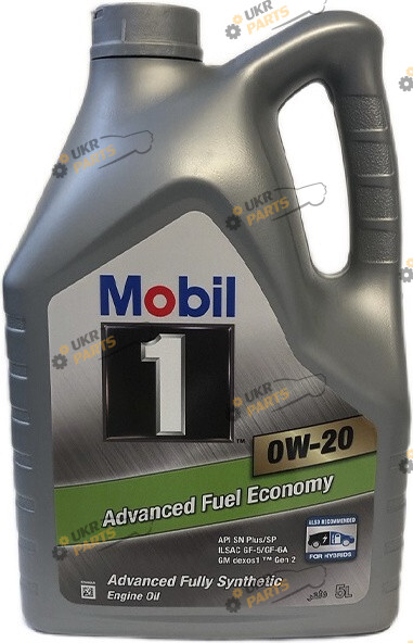 Моторное масло Mobil Advanced Fuel Economy 0W-20 5 л (152043)