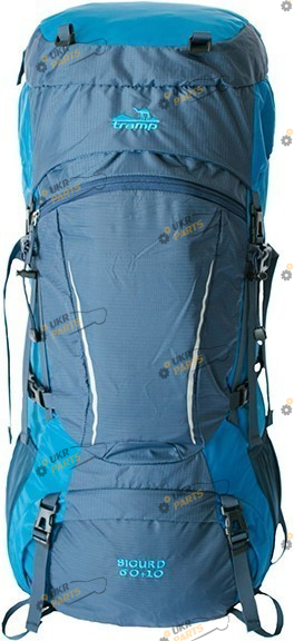 Рюкзак туристический Tramp Sigurd туристичний синій/блакитний 60+10л (UTRP-045-blue)