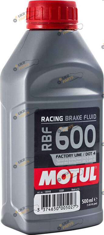 Тормозная жидкость Motul DOT 4 RBF 600 Factory Line 0.5 л (100948)