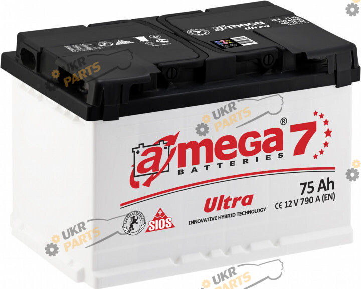Автомобильный аккумулятор A-Mega Ultra 75 Ач (4820124633528)