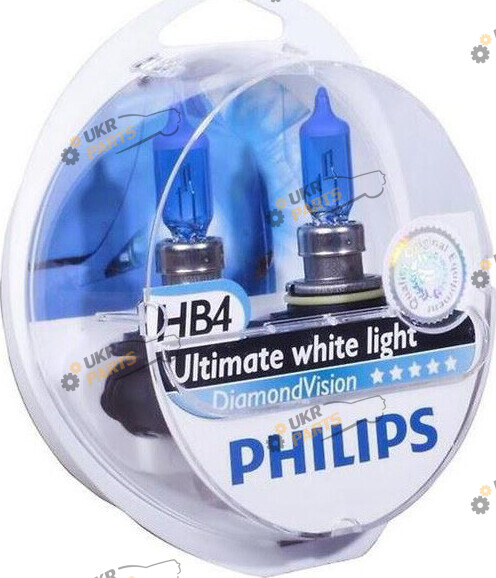 Галогеновая лампа Philips Diamond Vision HB4 2 шт (PS 9005XVGB1)