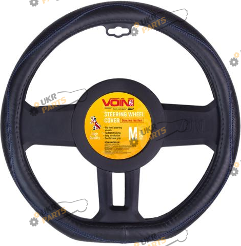 Чехол на руль Voin M (37-39 см) черный (VLOD-LF2161 BK R/BL M)