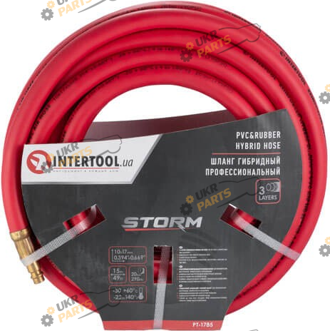 Пневматический шланг Intertool 10х17 мм 15 м (PT-1785)