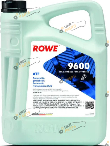 Масло трансмиссионное Rowe HIGHTEC ATF 9600 5 л (25036-0050-99)