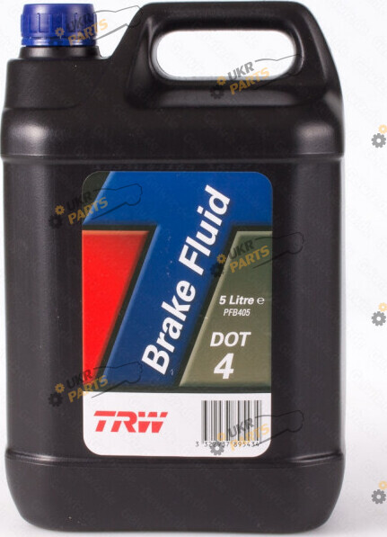 Тормозная жидкость TRW DOT 4 BRAKE FLUID 5 л (PFB 405)