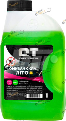Жидкость омывателя готовая летняя QT-Oil Антимошка Дыня 1 л (QT00021)