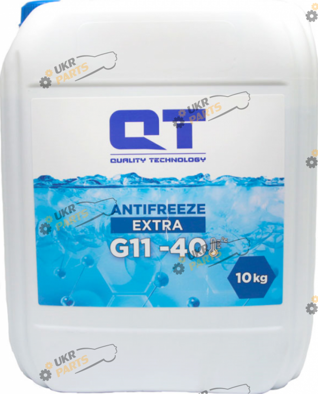 Антифриз QTech EXTRA -40 G11 G11 синий 10 л (QT5434010)