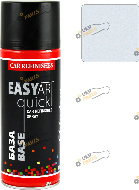 Аэрозольная краска CS System Easy Art Quick Base 690 Снежная Королева серебристая 400 мл (CS1690)