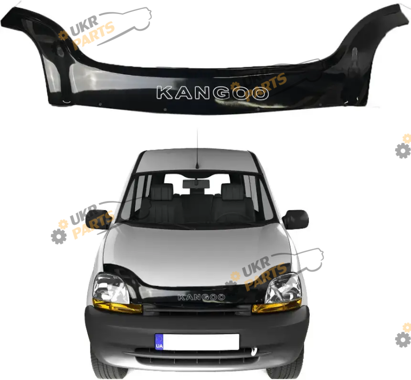 Дефлектор капота Restar Vip Renault Kangoo I 2003-2007 г.в (RL02)