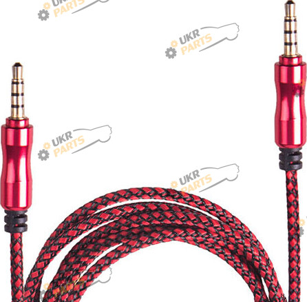 Кабель AUX Jack 3.5mm Vitol (AUX Rd/Bk(1,5м))